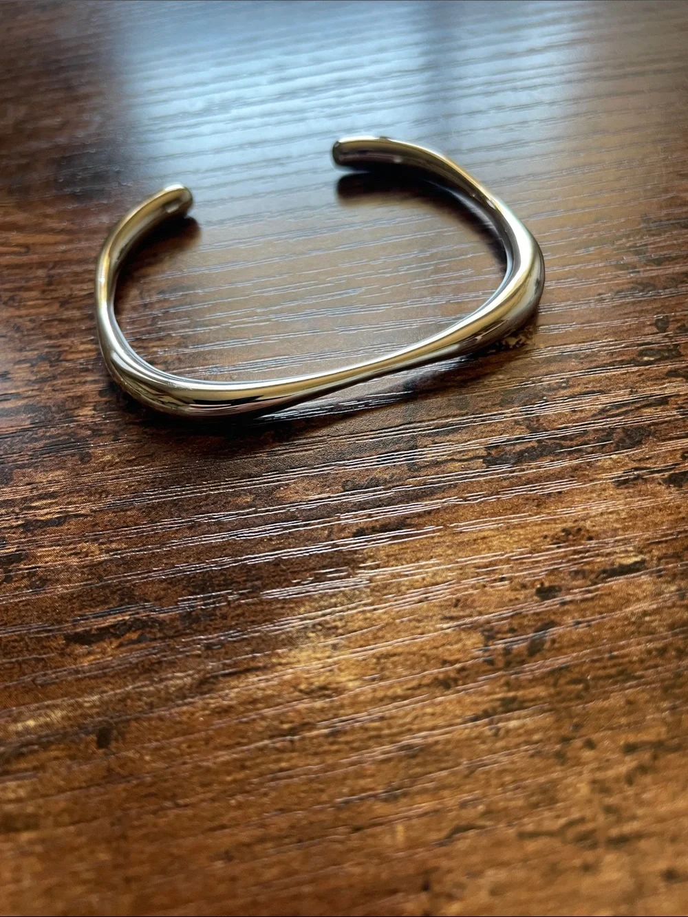 ❤️ 2/$20 or 3/$25 New Stainless Steel Geometric Silver Bangle
